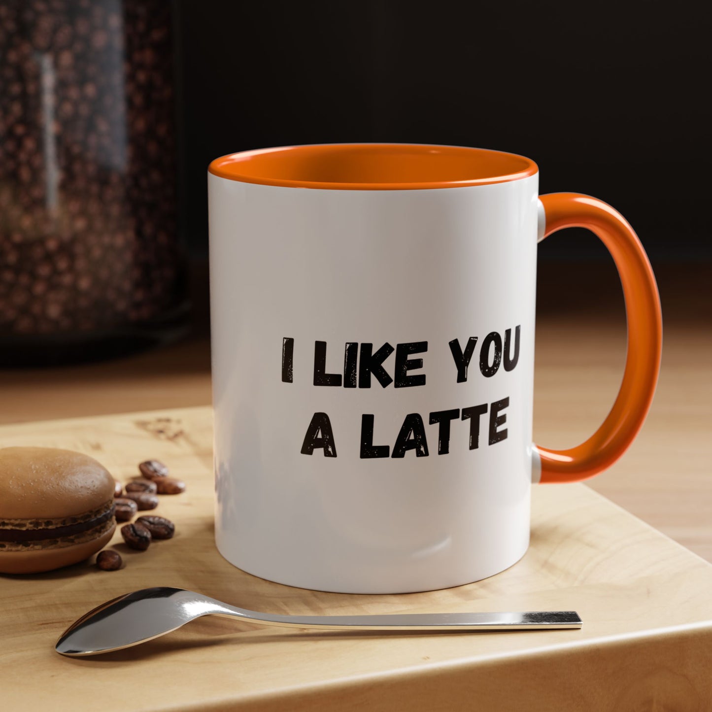 I Like You A Latte Coffee Mug, Funny Coffee Cup, Gift for Coffee Lovers, Cute Office Mug, Humor Tea Mug