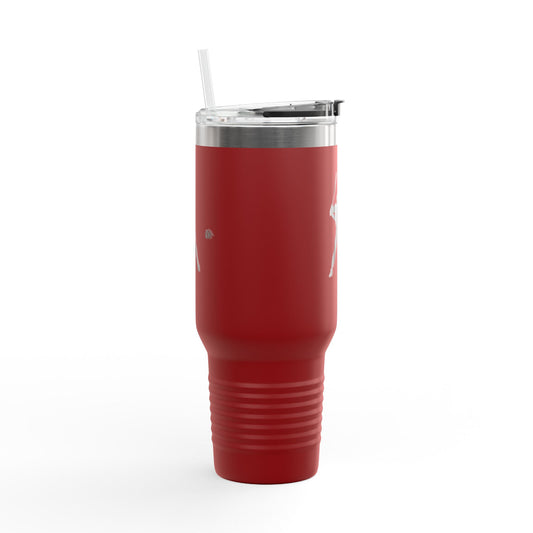 Baseball Player Insulated Travel Mug - 40oz, Sports Enthusiast Gift, Coffee Cup, Active Lifestyle, Personalized Mug, Custom Travel Tumbler - TRV
