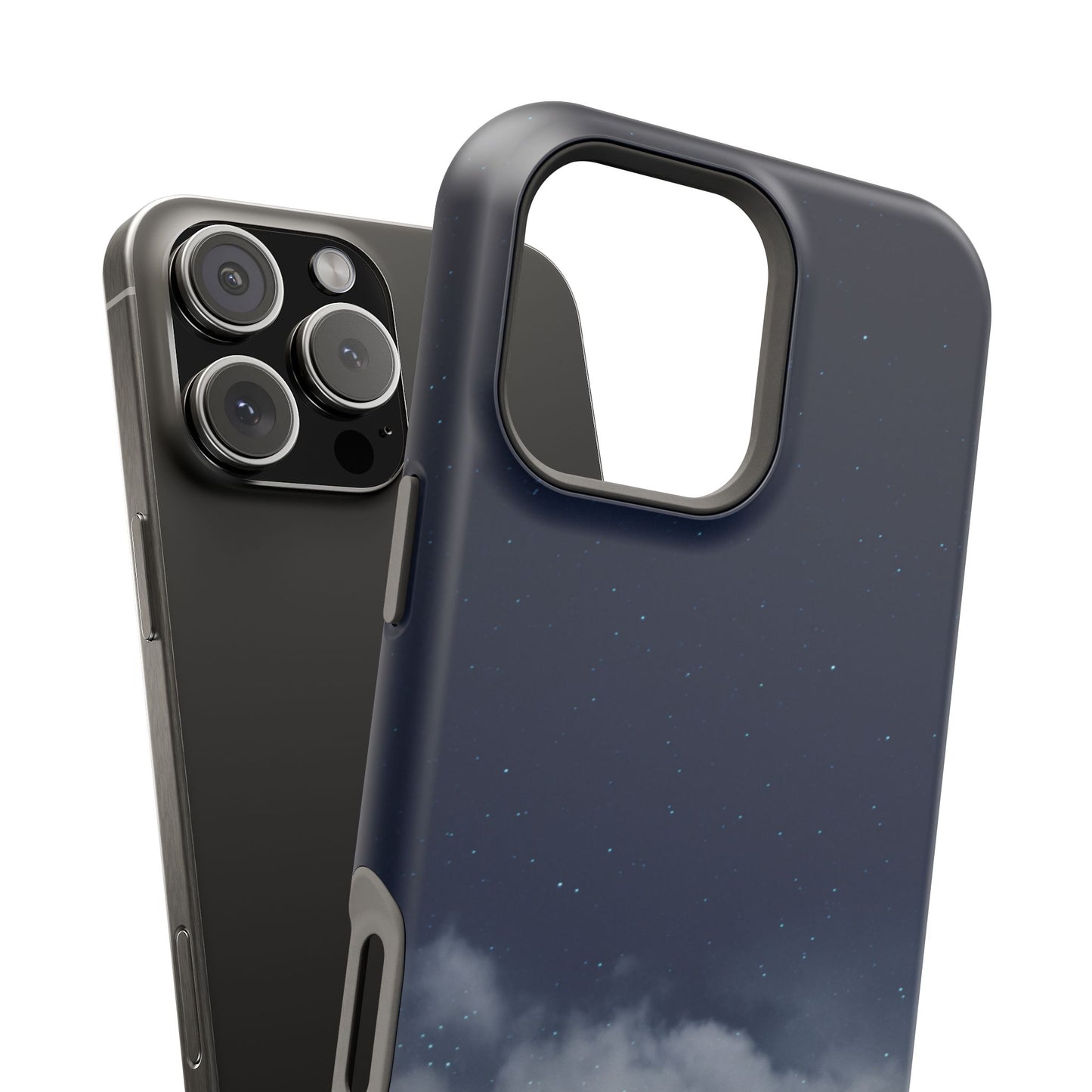 Night Sky Magnetic Impact-Resistant Phone Case — Foggy Cloud Design
