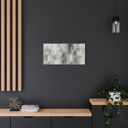 Abstract Grey Canvas Wall Art, Modern Home Decor, Minimalist Artwork, Living Room Accent, Contemporary Art Piece - TRV