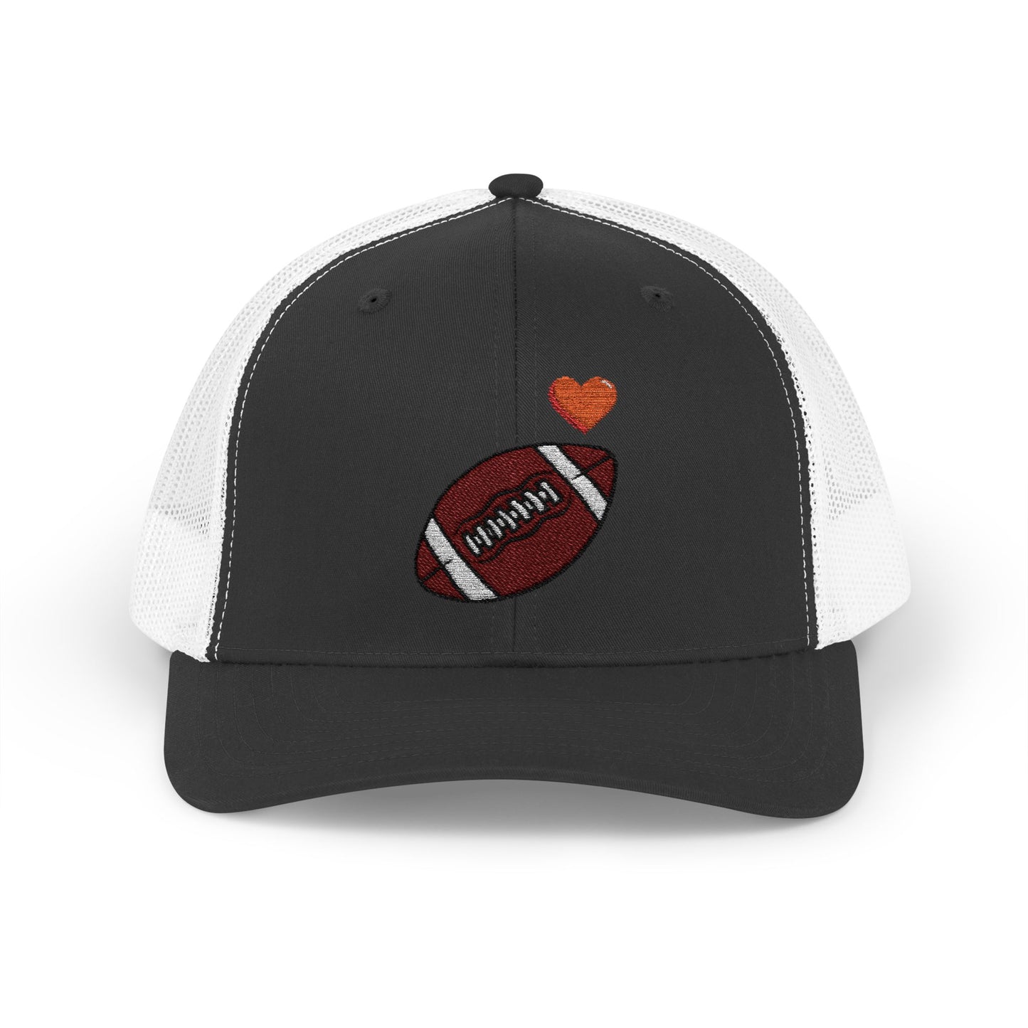 Football Love Snapback Trucker Cap, Sports Hat, Gift for Sports Fans, Casual Wear, Outdoor Activities - TRV