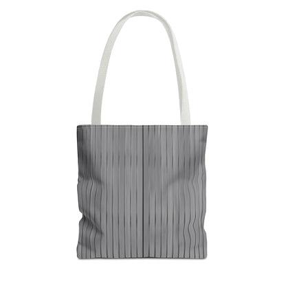 Stylish Gray Striped Tote Bag for Everyday Use - TRV