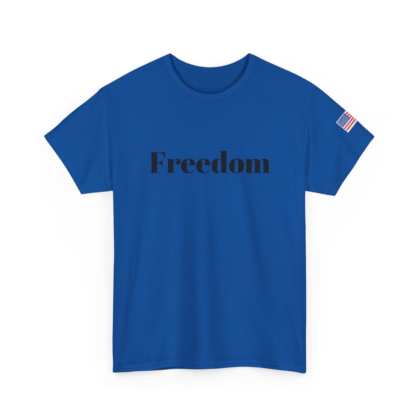Freedom script tee | T-Shirt, American flag sleeve - TRV