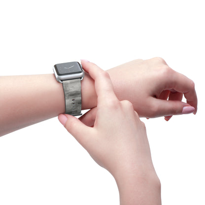 Gray Watercolor Camouflage Watch Band | Neutral Abstract Apple Watch Strap - TRV