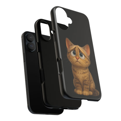 Cute Cat Phone Case, Adorable Kitty Cover, Pet Lover Gift, Unique Animal Design, Customizable Mobile Case - TRV