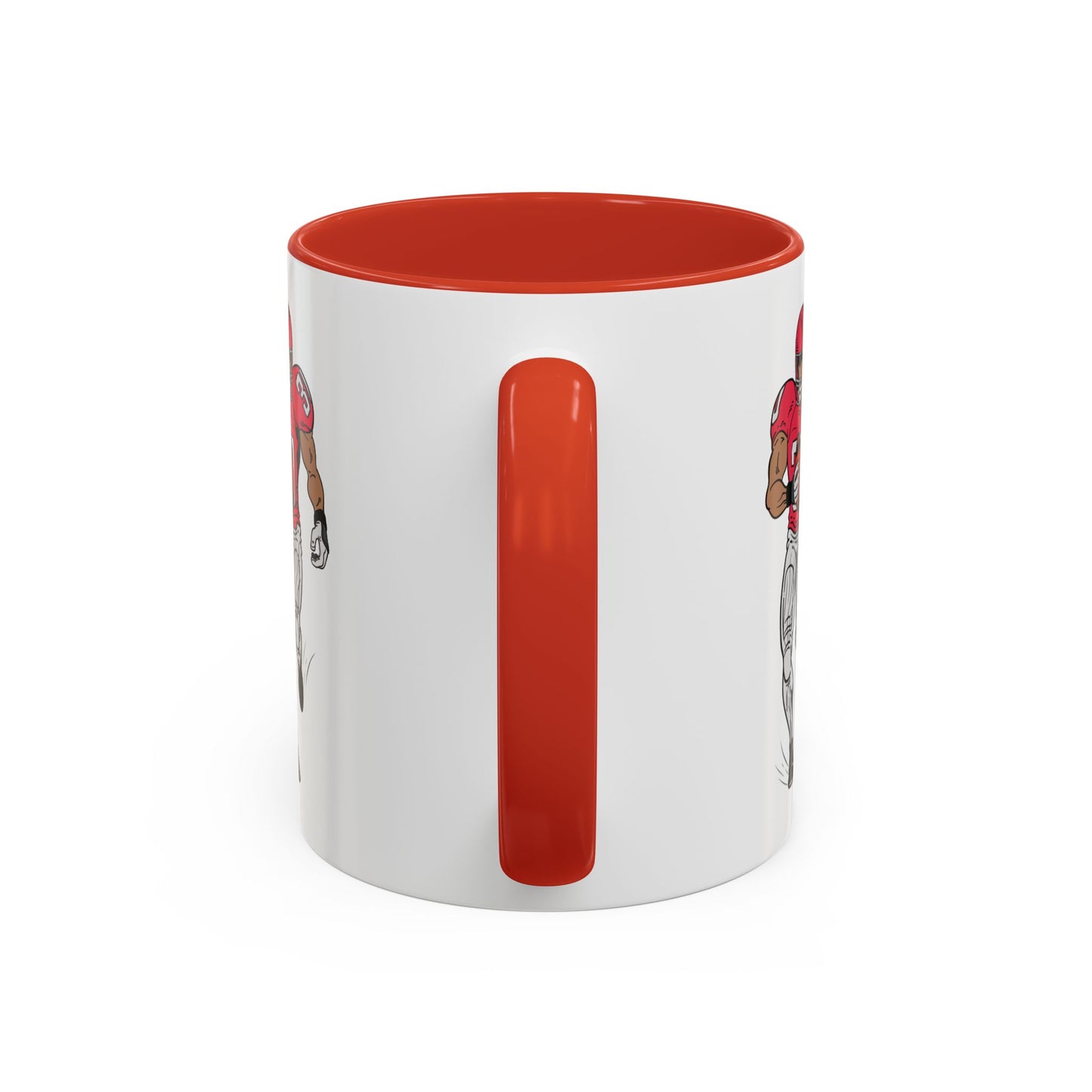 Football Player Coffee Mug, Sports Fan Gift, Motivational Coffee Cup, Game Day Mug, Unique Sports Merchandise