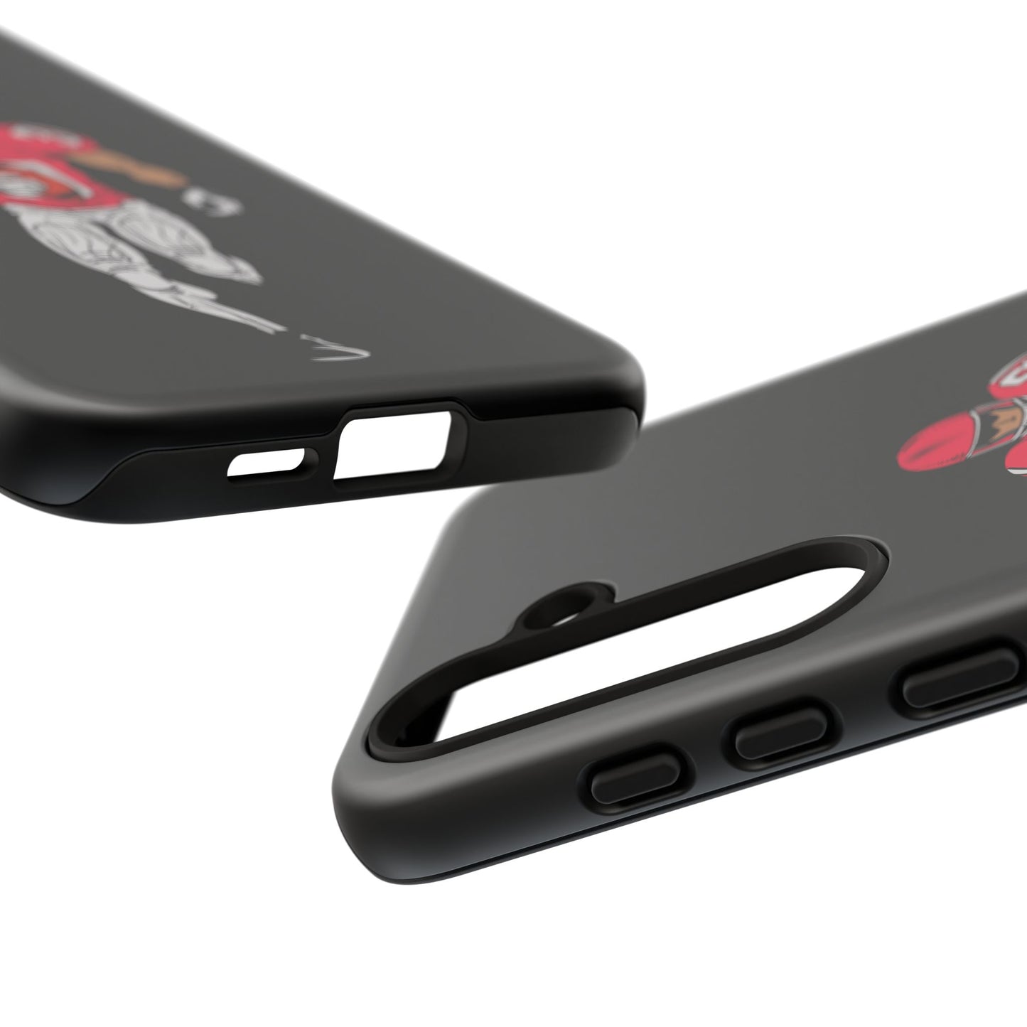 Football Player Tough Phone Case – Protective Black Sports iPhone Case