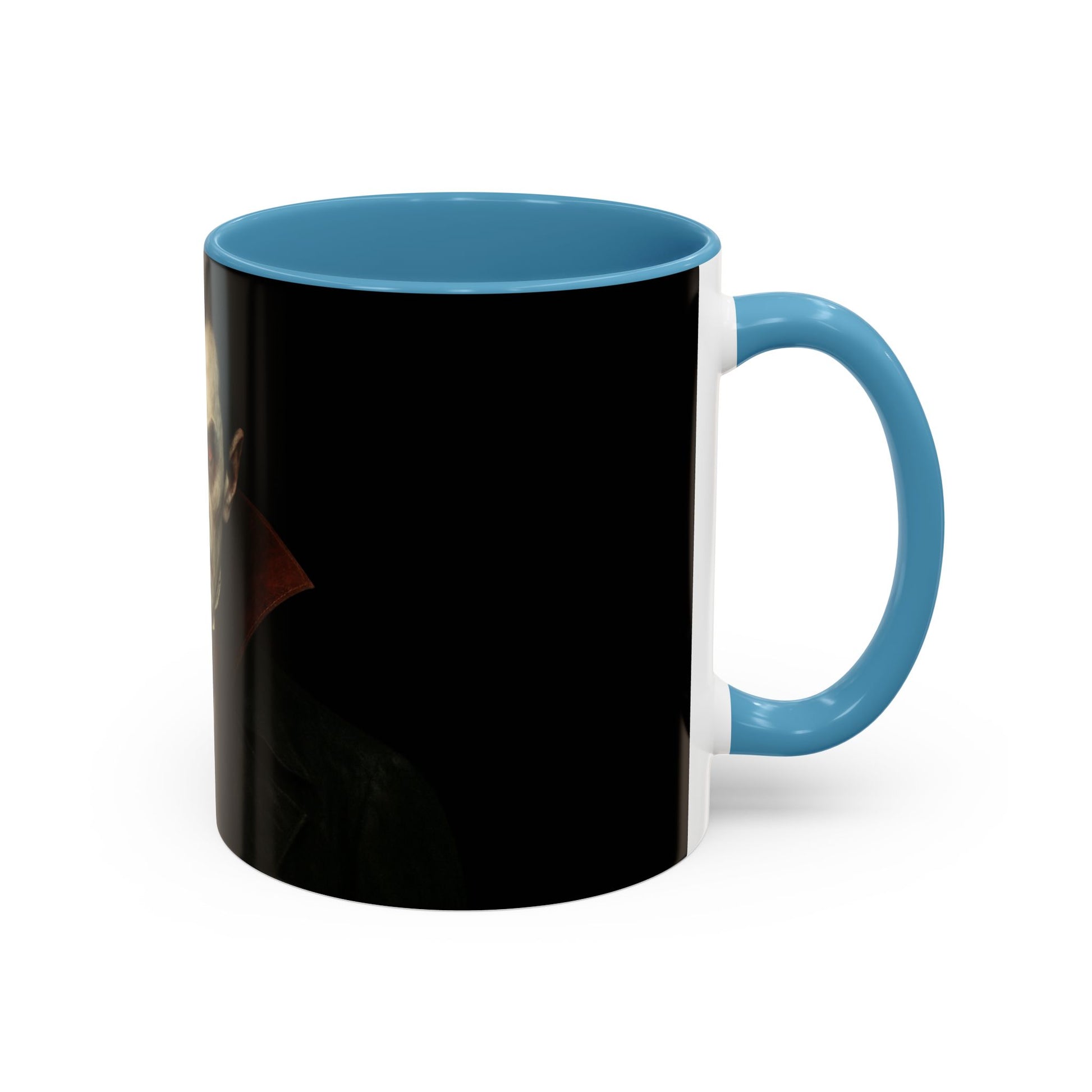 Gothic Dracula Vampire Accent Coffee Mug | Spooky Halloween Gift, Unique Home Decor, Collector's Mug, Coffee Lover's Gift - TRV
