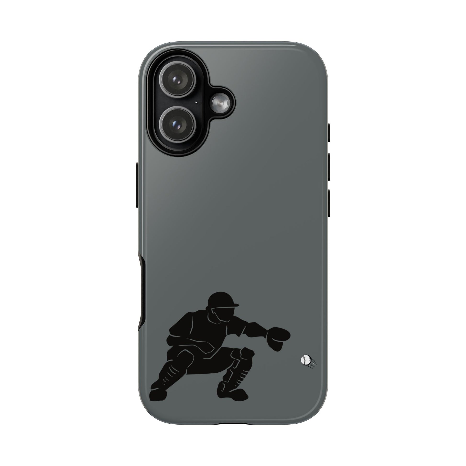 Baseball Catcher Phone Case, Sports Phone Accessory, Tough Cases, Gift for Athletes, Sports Fan Merchandise, Unique Design - TRV