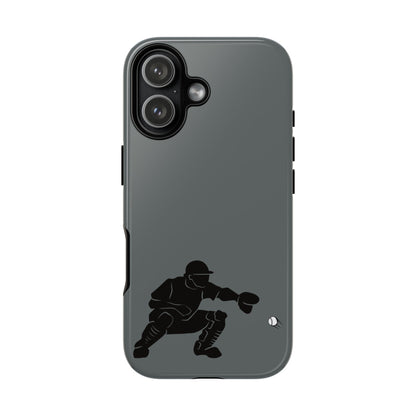 Baseball Catcher Phone Case, Sports Phone Accessory, Tough Cases, Gift for Athletes, Sports Fan Merchandise, Unique Design - TRV