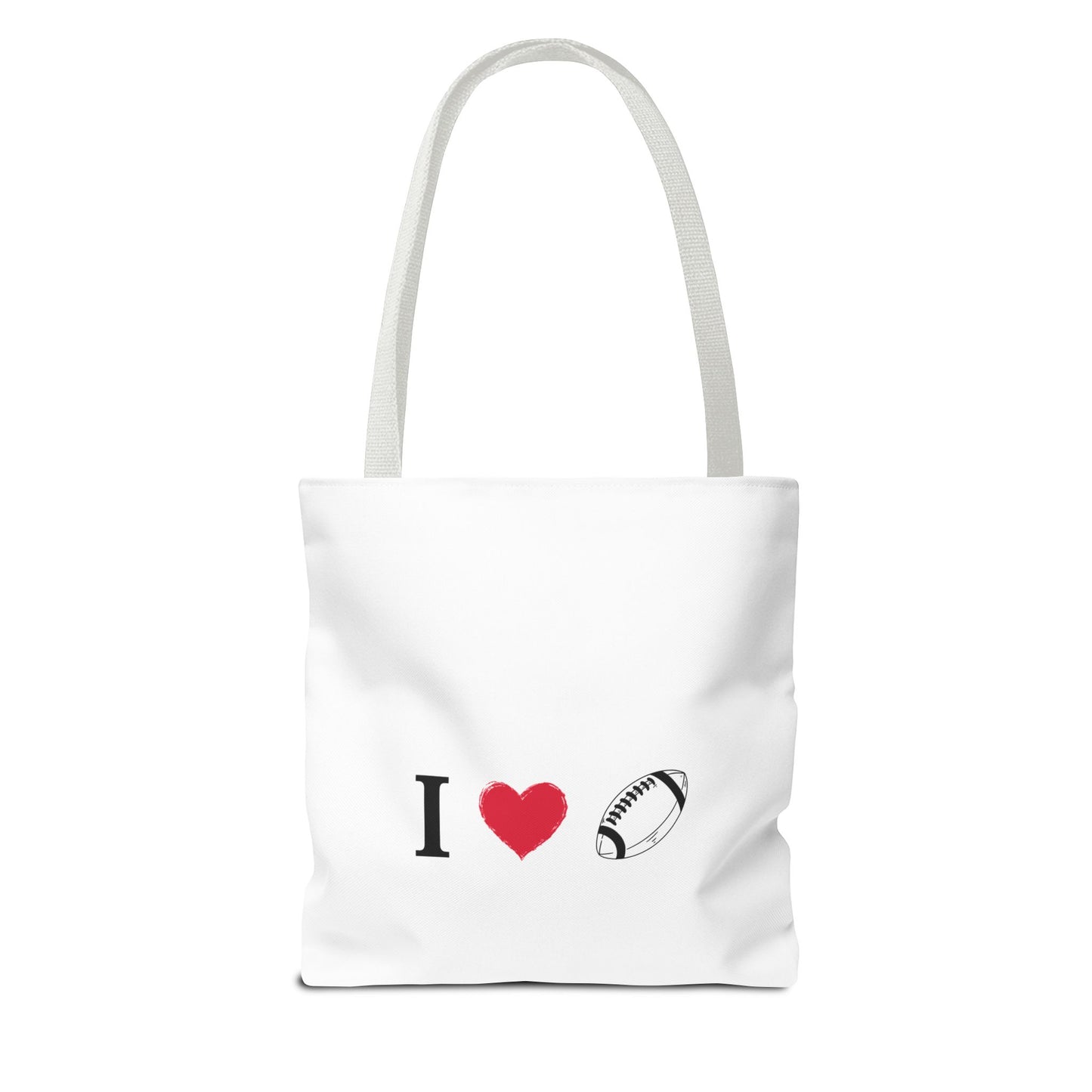Football Lover's Tote Bag - Perfect for Game Day, Sports Events, Gifts for Fans, Eco-Friendly Carryall, Personal Use, Travel Bag - TRV