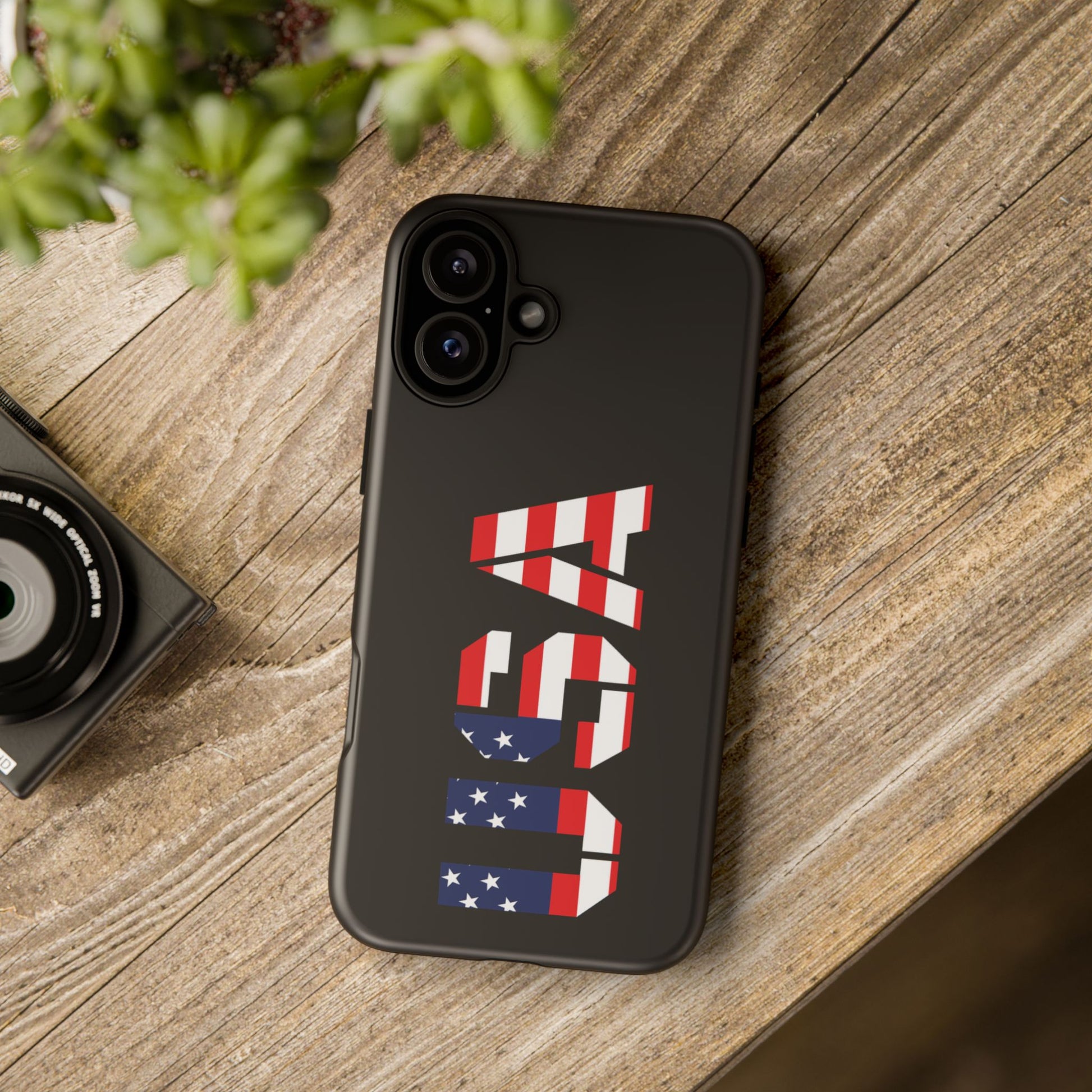 USA Flag Phone Case, Tough Phone Cover, Patriotic Gift, Independence Day Accessory, American Pride Mobile Case - TRV