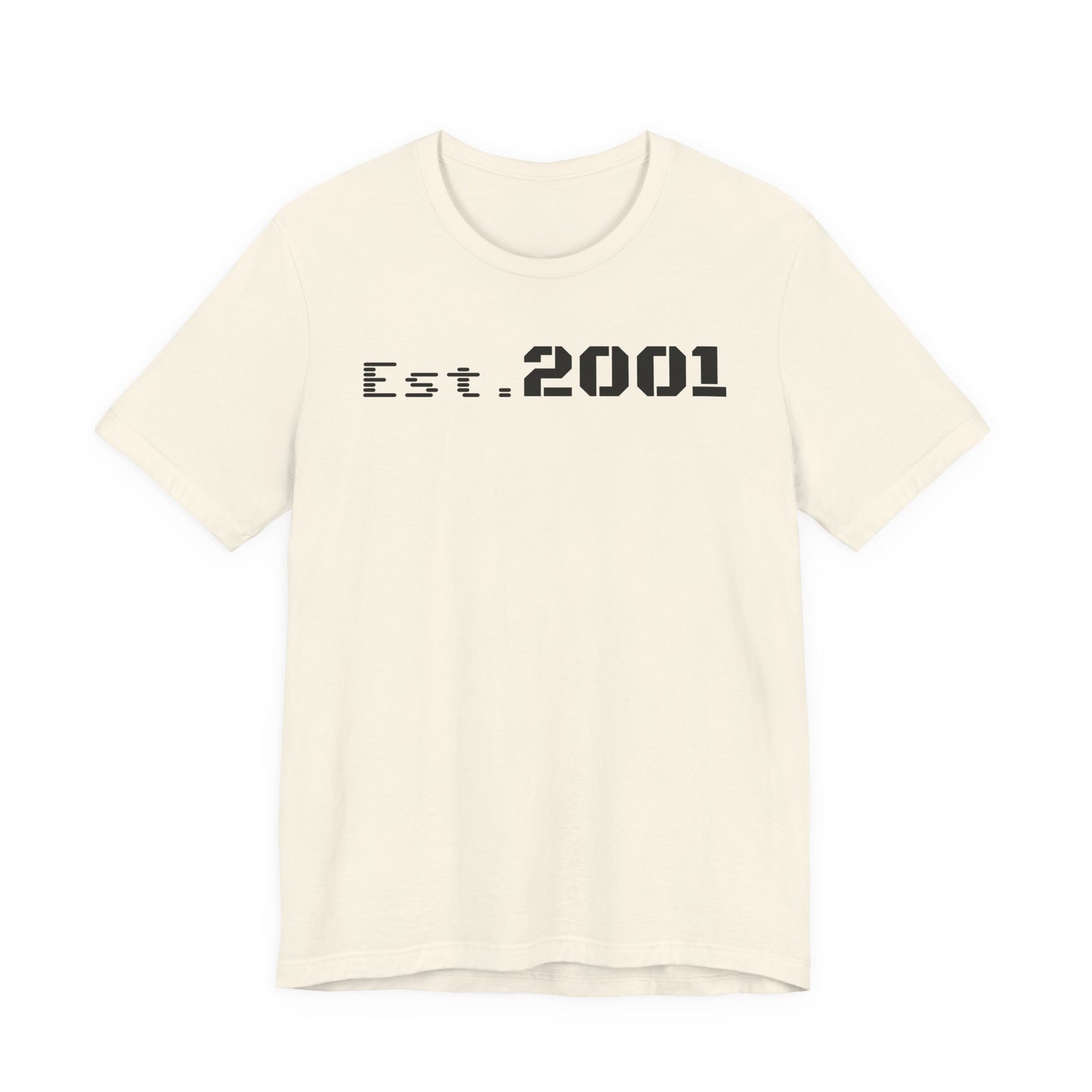 Est. 2001 Unisex Tee - Timeless Casual Wear, Birthday Gift, Nostalgic Fashion, Everyday Comfort, Trendy Streetwear