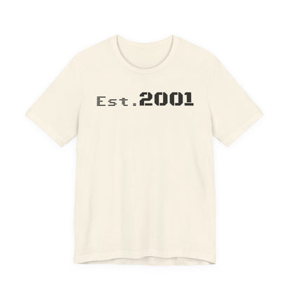 Est. 2001 Unisex Tee - Timeless Casual Wear, Birthday Gift, Nostalgic Fashion, Everyday Comfort, Trendy Streetwear
