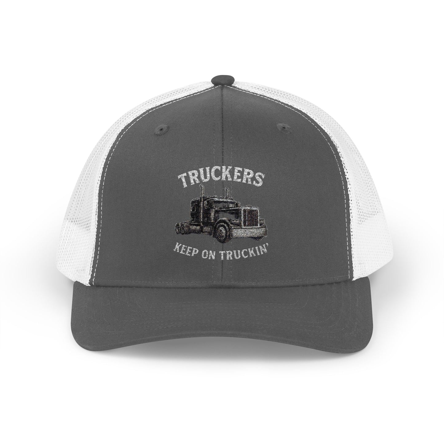 Truck Driver Snapback Cap, Mesh Trucker Hat, Cool Casual Hat, Perfect Gift for Drivers, Trucking Enthusiasts, Outdoor Style - TRV