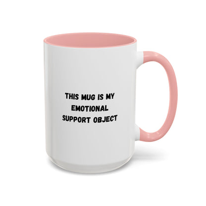 Emotional Support Coffee Mug, Funny Gift for Coffee Lovers, Unique Office Mug, Self-Care Gift, Cute Ceramic Mug