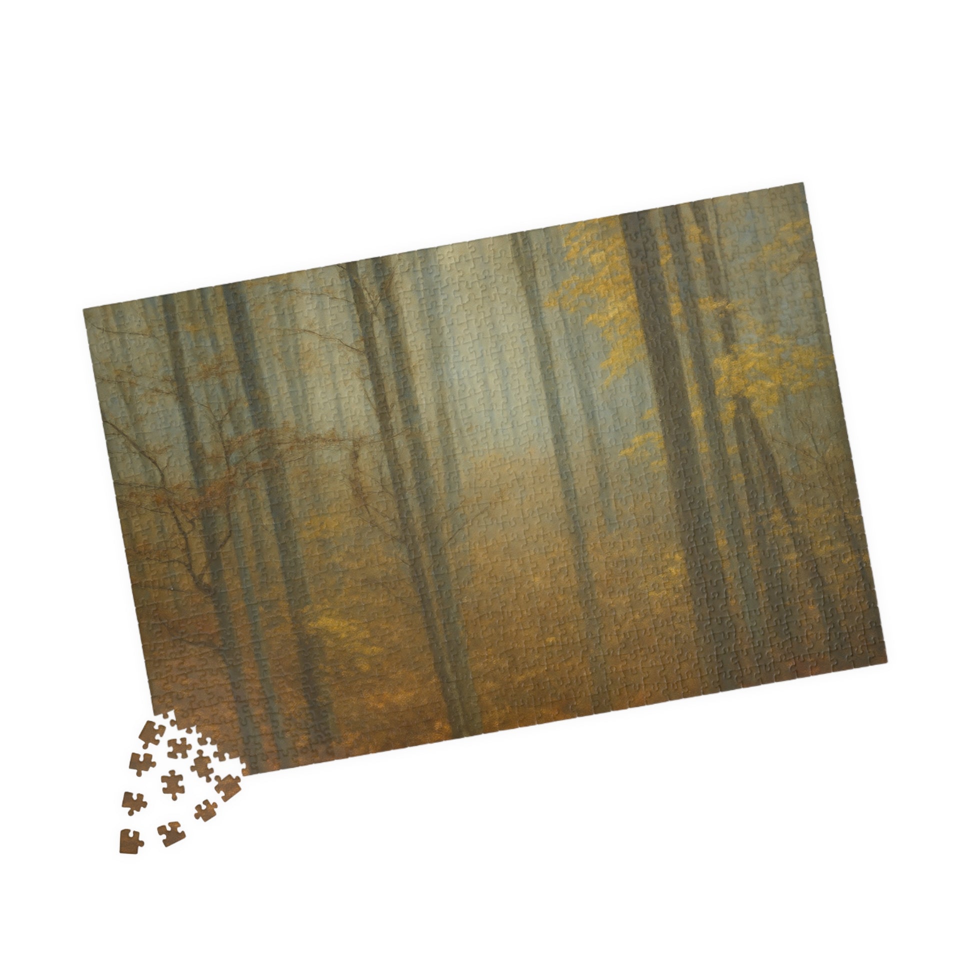 Misty Forest Trees Puzzle 110 and 1014 Piece Jigsaw - TRV