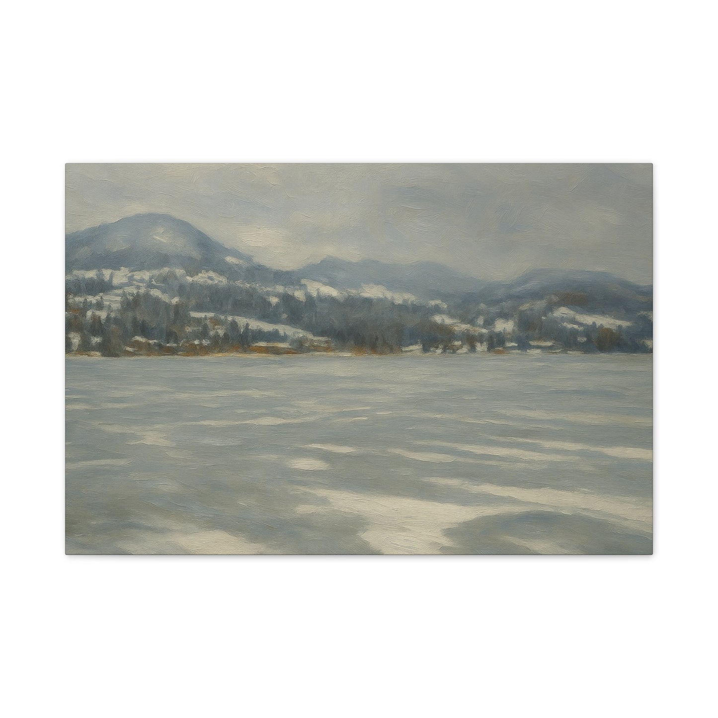 Serene Winter Landscape Canvas - TRV