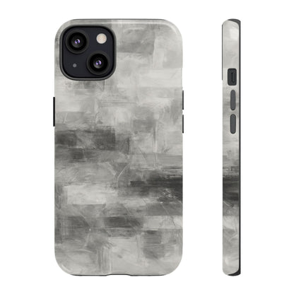 Stylish Phone Case for Tough Protection, Marble Grey Design, Customizable Gift for Her, Unisex Mobile Accessory, Birthday Present, [...] - TRV
