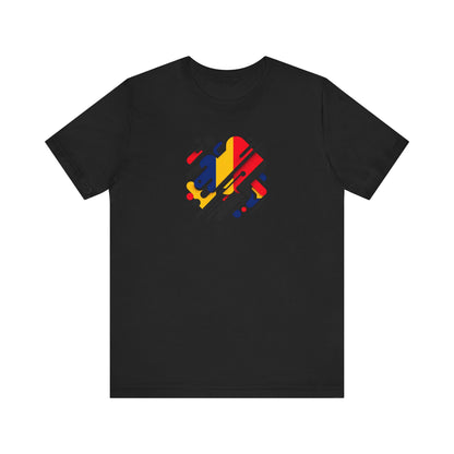 Artistic Heart Unisex Jersey Tee - Vibrant Graphic Tee, Casual Wear, Gift for Art Lovers, Birthday Surprise, Everyday Comfort - TRV