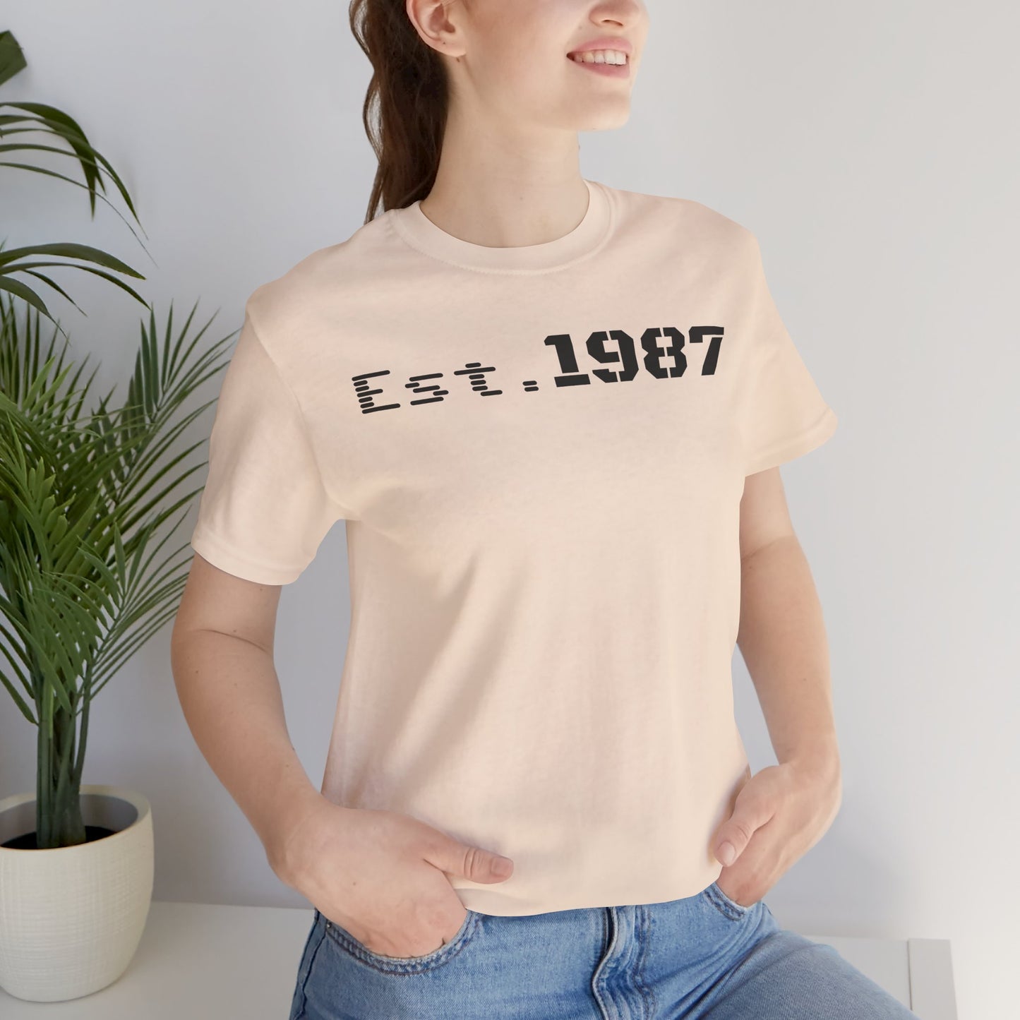 Est. 1987 Unisex Tee - Vintage Style Shirt, 80s Birth Year Gift, Casual Wear, Birthday T-Shirt, Retro Graphic Tee