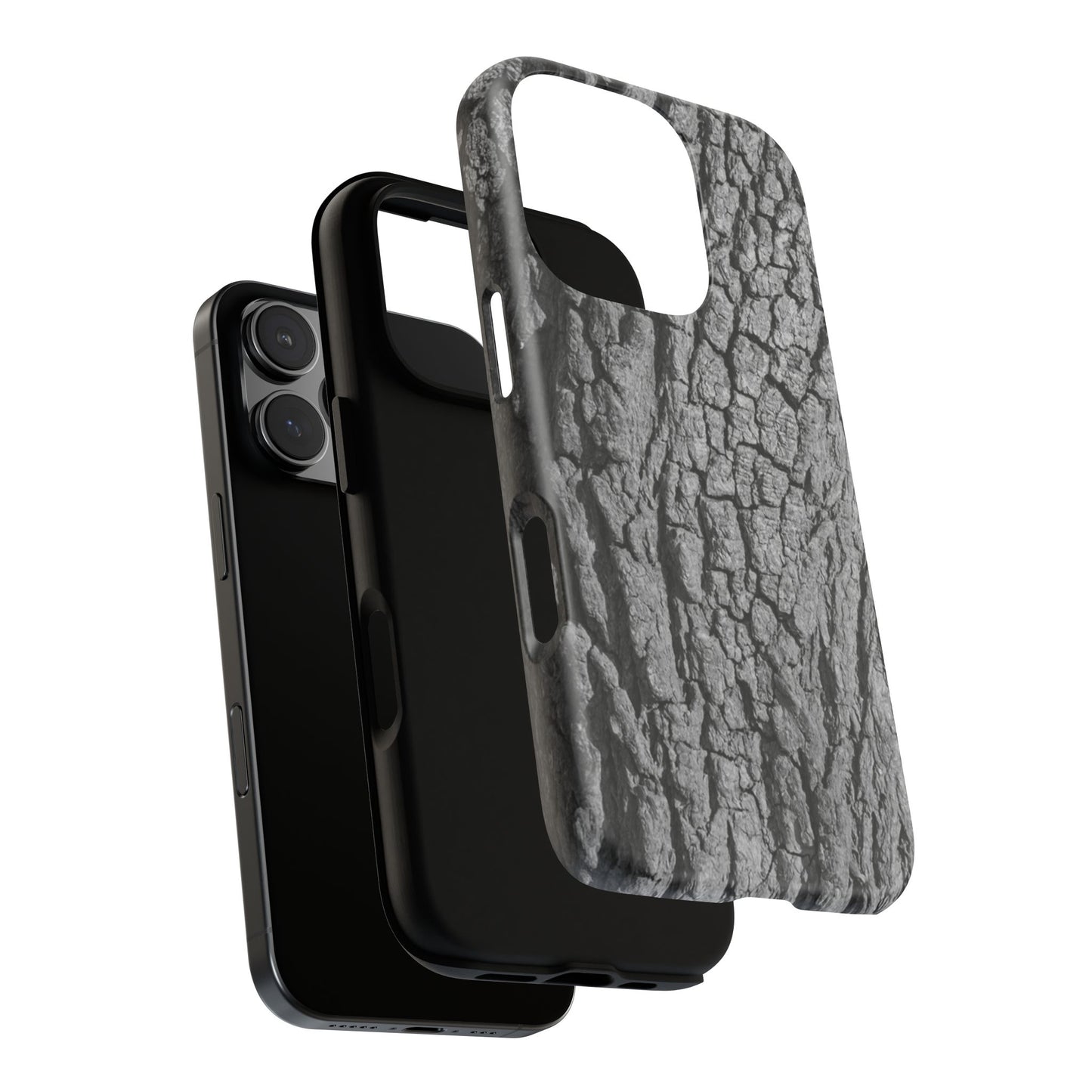 Rustic Bark Phone Case - Tough and Durable Protection - TRV