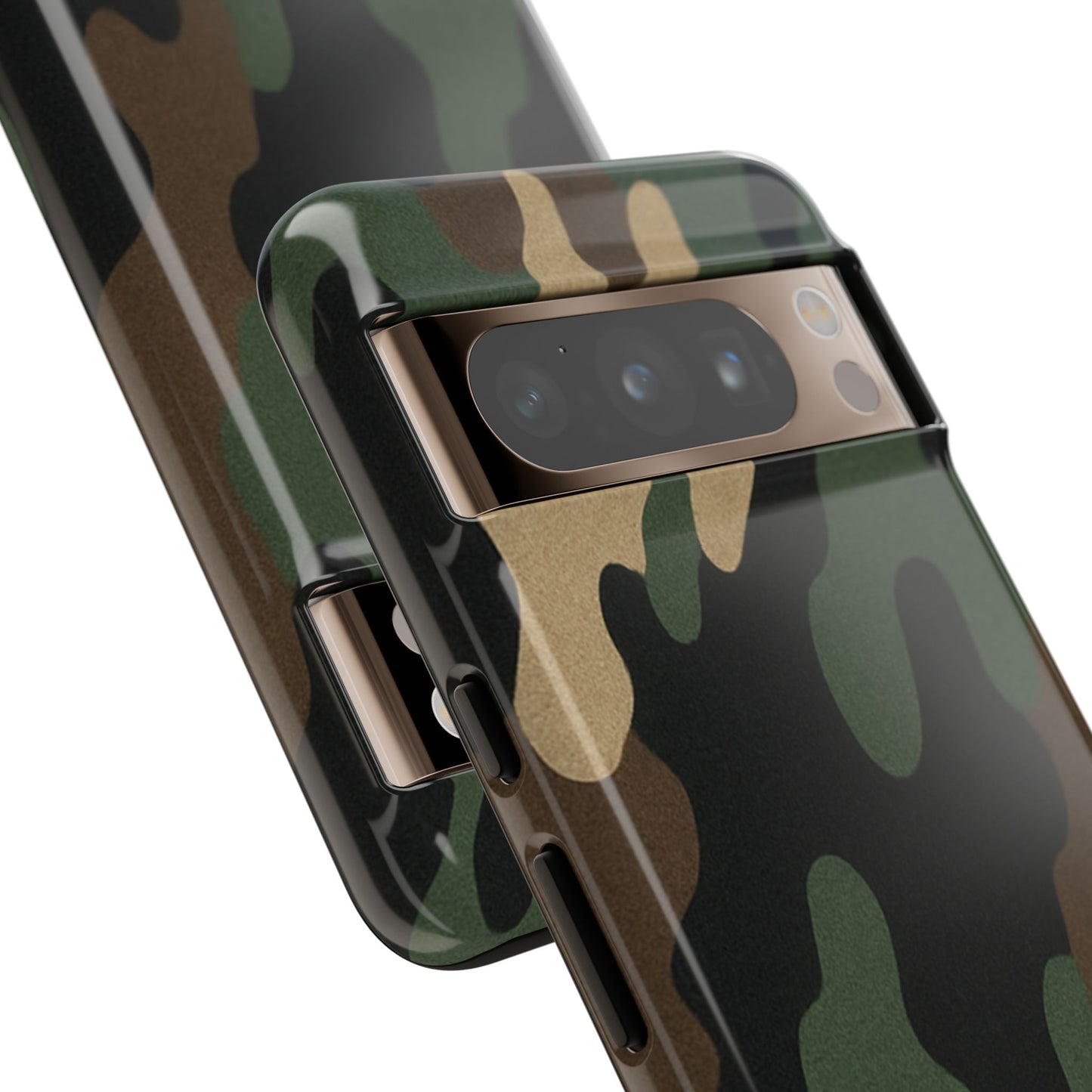 Camouflage Phone Case, Tough Phone Cover, Military Style Accessory, Protective Case for Men, Gifts for Soldiers - TRV