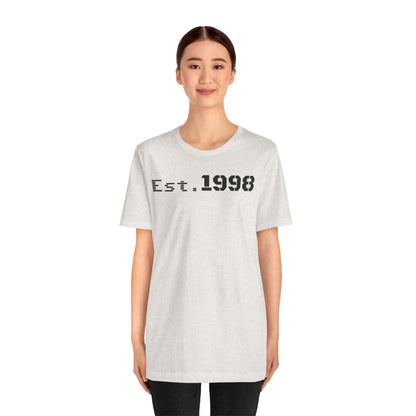 Vintage Est. 1998 Tee - Retro Unisex Shirt for Birthdays, Gifts, Everyday Wear, Casual Style, Nostalgia - TRV