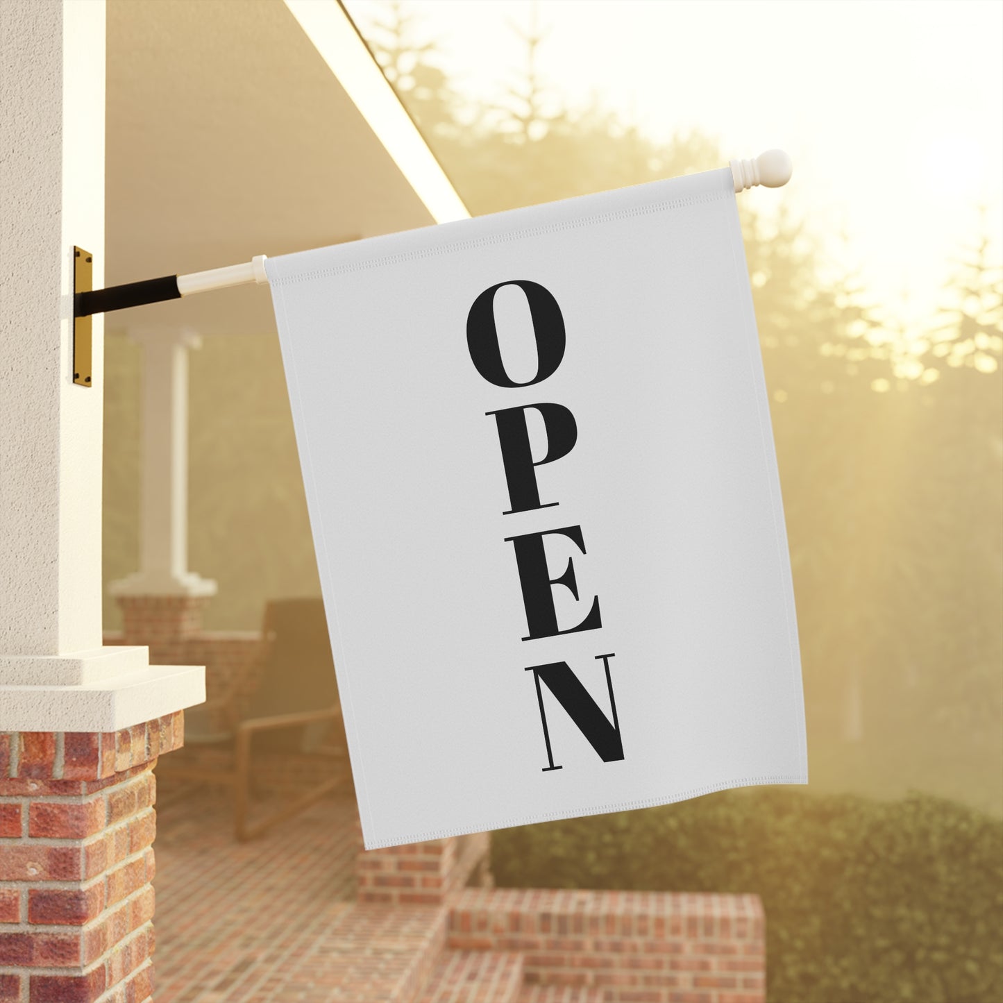 Open for Business Garden & House Banner | Outdoor Signage, Home Decor, Seasonal Greeting, Business Promotion, Garden Decor - TRV