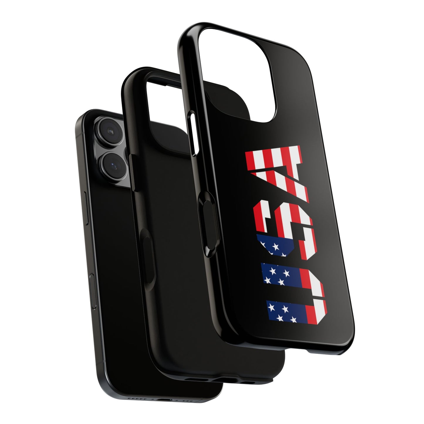 USA Flag Phone Case, Tough Phone Cover, Patriotic Gift, Independence Day Accessory, American Pride Mobile Case - TRV