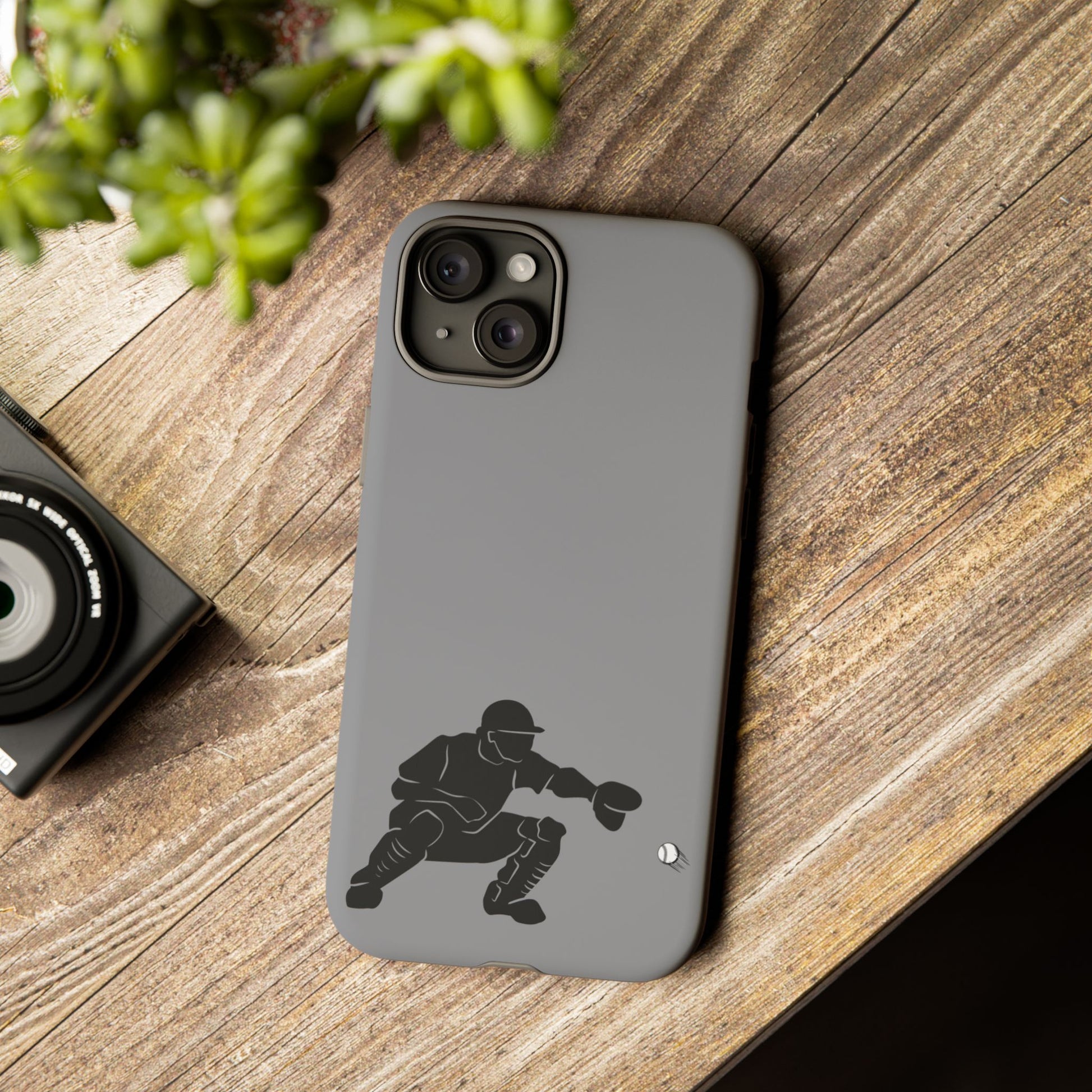 Baseball Catcher Phone Case - Tough Cases, Sports Phone Cover, Great for Athletes, Perfect Gift for Baseball Lovers, Unique Cell Phone Design - TRV