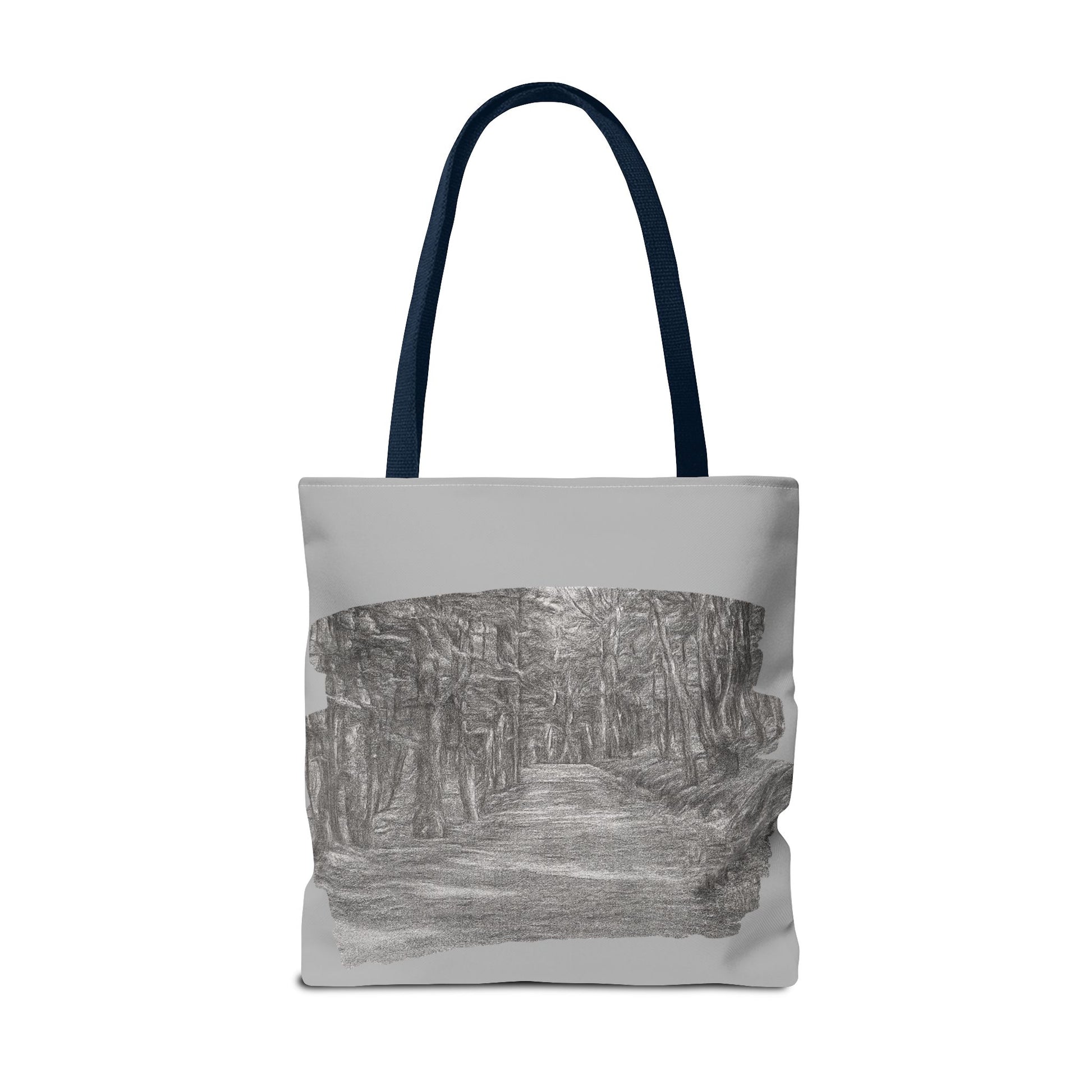 Scenic Path Tote Bag, Reversible Tote, Eco-Friendly Shopper, Outdoor Adventure Bag, Gift for Nature Lovers, Stylish Carryall - TRV