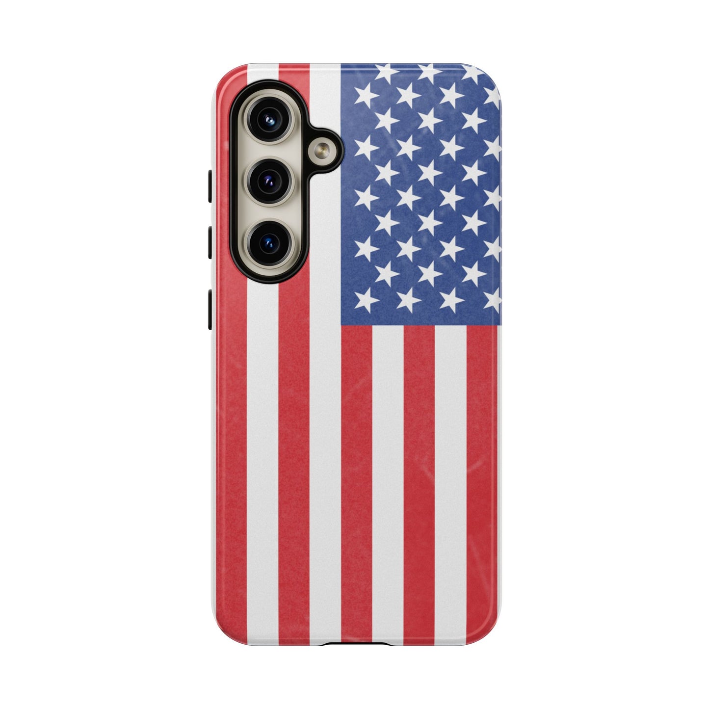 Patriotic Phone Case - Tough Cases for Veterans, USA Lovers, Independence Day, Memorial Day, Flag Design - TRV