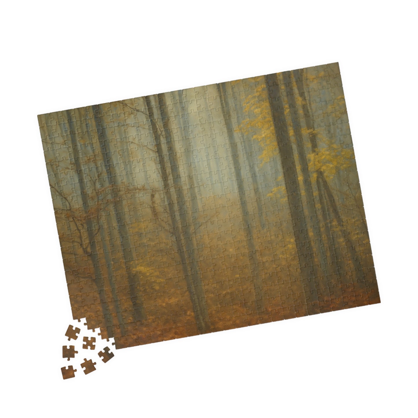 Misty Forest Trees Puzzle 110 and 1014 Piece Jigsaw - TRV