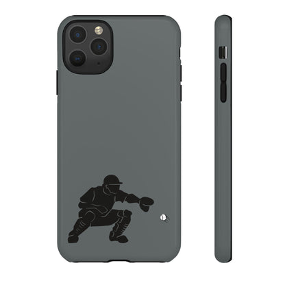 Baseball Catcher Phone Case, Sports Phone Accessory, Tough Cases, Gift for Athletes, Sports Fan Merchandise, Unique Design - TRV
