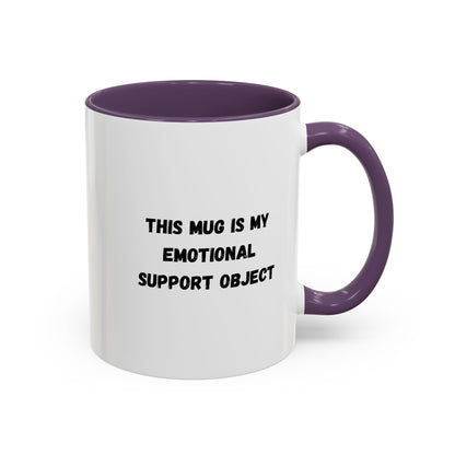 Emotional Support Coffee Mug, Funny Gift for Coffee Lovers, Unique Office Mug, Self-Care Gift, Cute Ceramic Mug