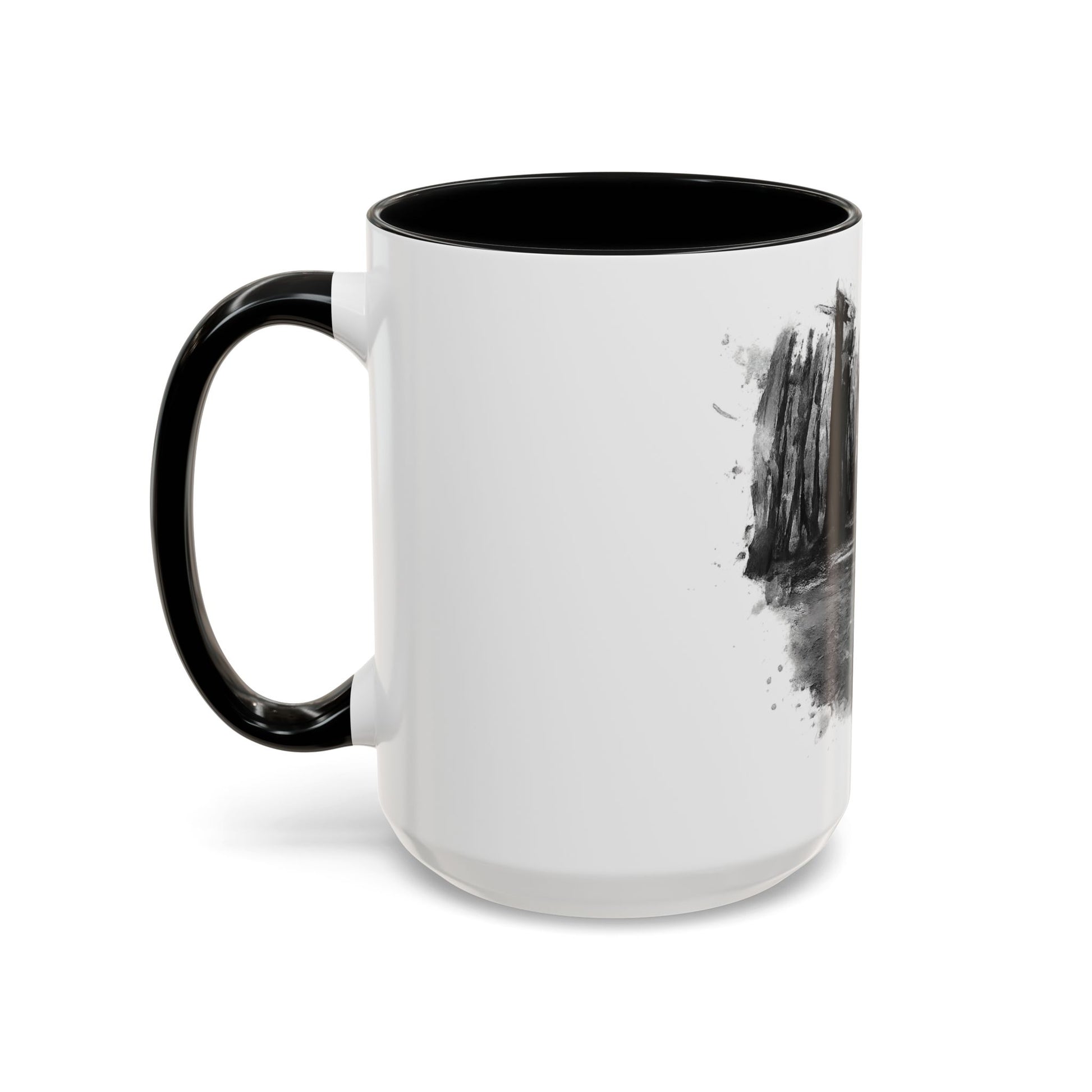 Moody Abstract Forest Coffee Mug | Unique Gift for Nature Lovers, Cozy Home Decor, Perfect for Coffee, Tea, and Hot Chocolate - TRV