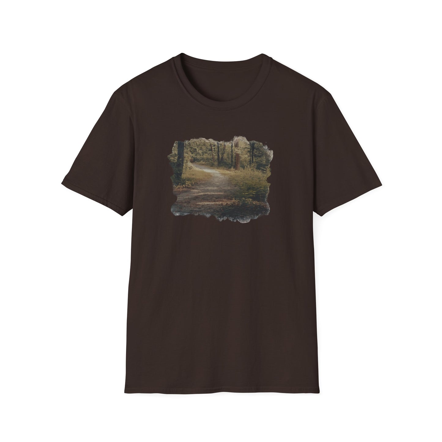 Nature-Inspired Unisex Softstyle T-Shirt, Eco-Friendly Fashion, Outdoor Lover Tee, Gift for Nature Enthusiasts, Casual Everyday Wear