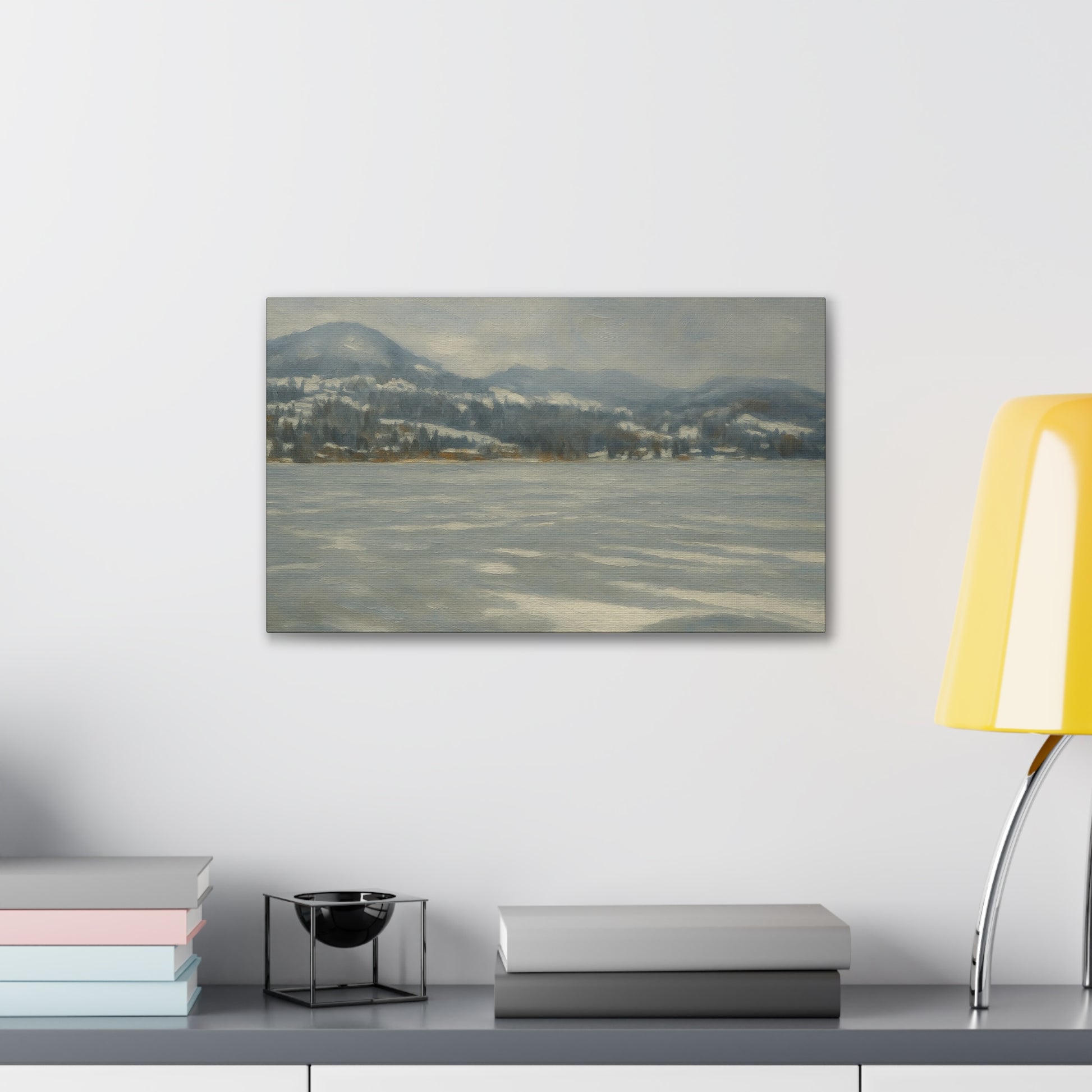 Serene Winter Landscape Canvas - TRV