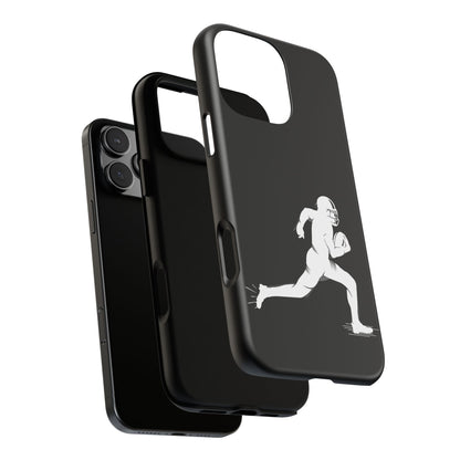 Football Player Phone Case, Tough Cases, Sports Phone Cover, Gift for Athletes, iPhone & Samsung Accessories, Running Player Design - TRV