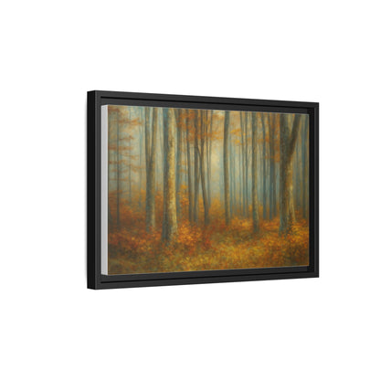 Autumn Forest Canvas Art, Framed Wall Decor, Rustic Home Decor, Nature Artwork, Gift for Nature Lovers - TRV