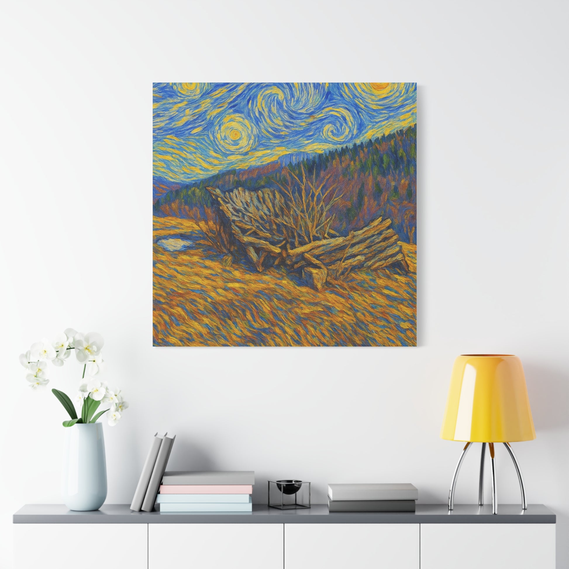 Artistic Van Gogh Style Canvas Wall Art, Nature Inspired Decor, Home Aesthetic, Gift for Art Lovers, Gallery Wall Piece, Living Room Decor, [...] - TRV