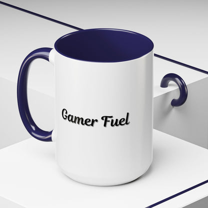 Gamer Fuel Accent Coffee Mug - Perfect for Gamers