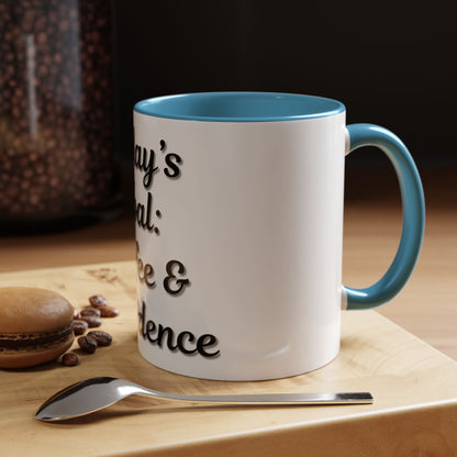 Inspirational Coffee Mug - Today's Goal: Coffee & Confidence - TRV