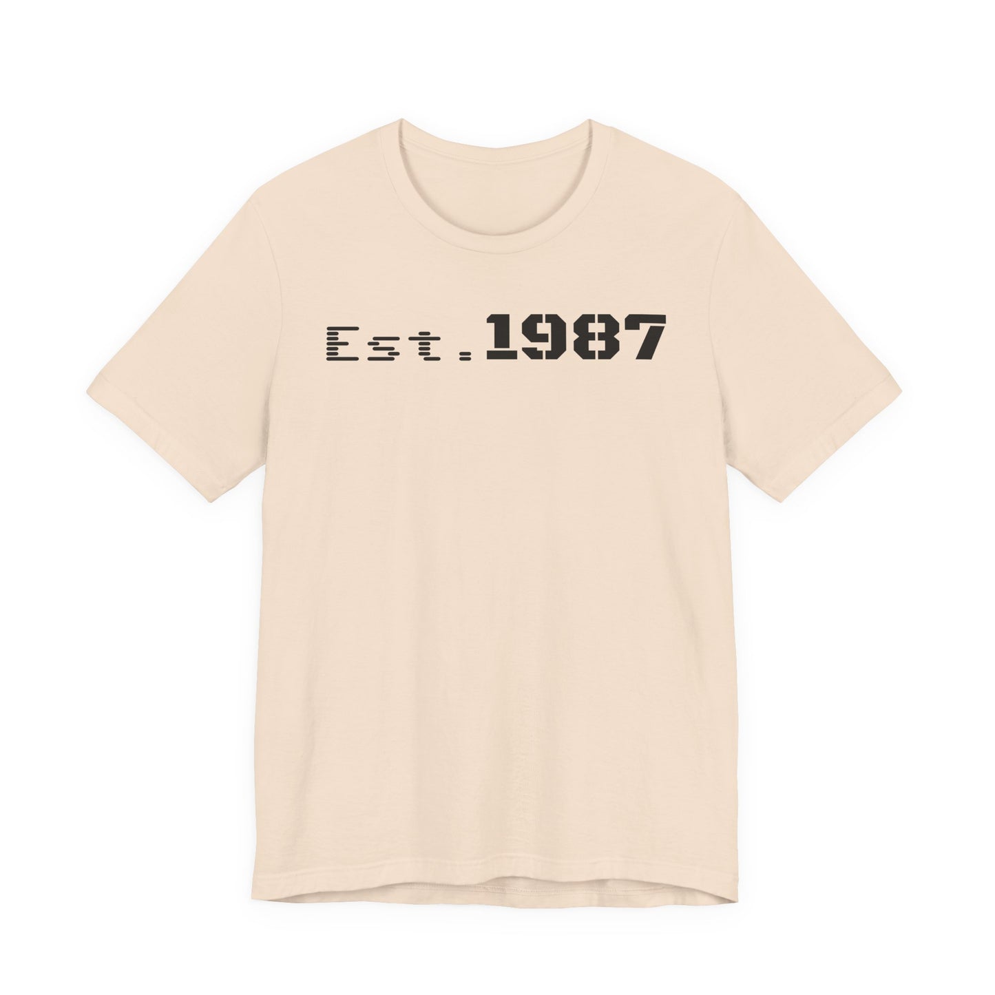 Est. 1987 Unisex Tee - Vintage Style Shirt, 80s Birth Year Gift, Casual Wear, Birthday T-Shirt, Retro Graphic Tee
