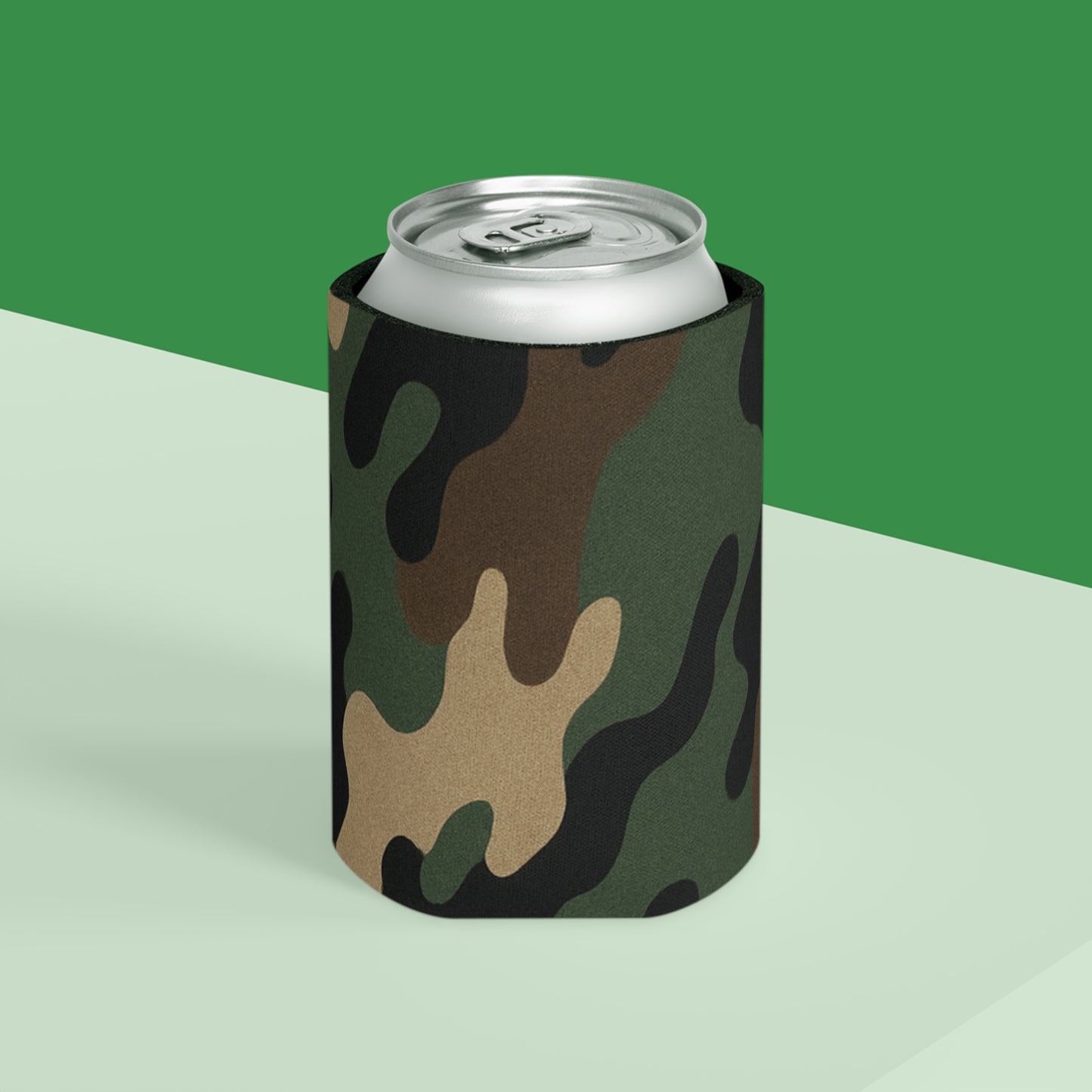 Camouflage Can Cooler | Beverage Insulator, Outdoor Parties, Gifts for Him, Hunting Accessories, Camping Gear - TRV