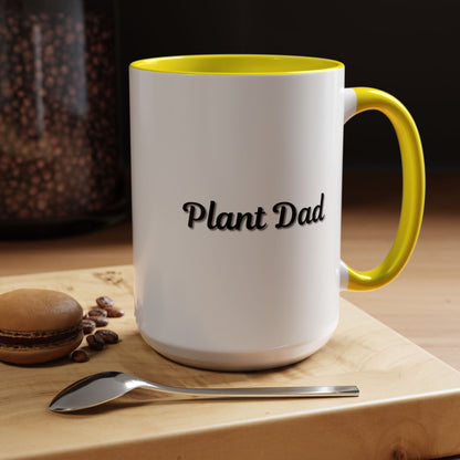 Plant Dad Accent Coffee Mug - Perfect Gift for Gardening Enthusiasts
