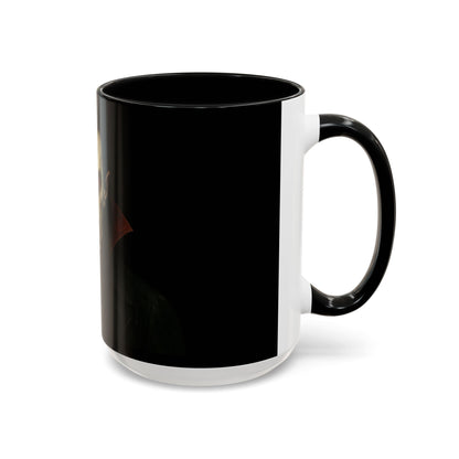 Gothic Dracula Vampire Accent Coffee Mug | Spooky Halloween Gift, Unique Home Decor, Collector's Mug, Coffee Lover's Gift - TRV