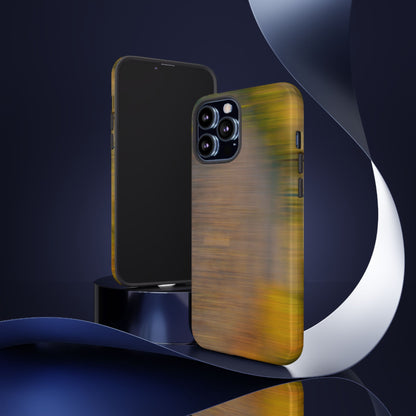 Autumn Blur Tough Phone Case — Fall Colors Protective iPhone Cover