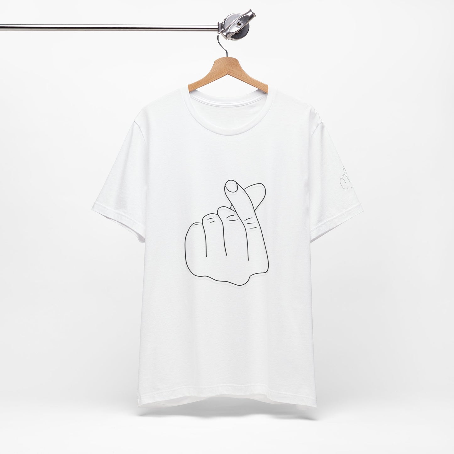 Minimalist Hand Sign Unisex Tee | Casual Everyday Wear | Perfect for Gift Givers